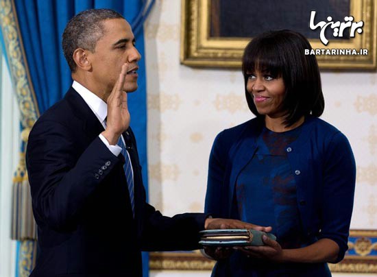 باراک اوباما سوگند یاد کرد +عکس