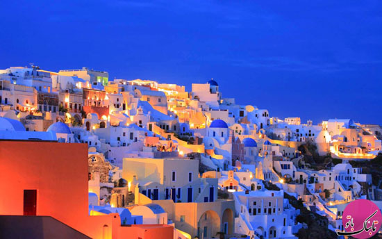 تصاویر شگفت انگیز از زیباترین جزیره یونان