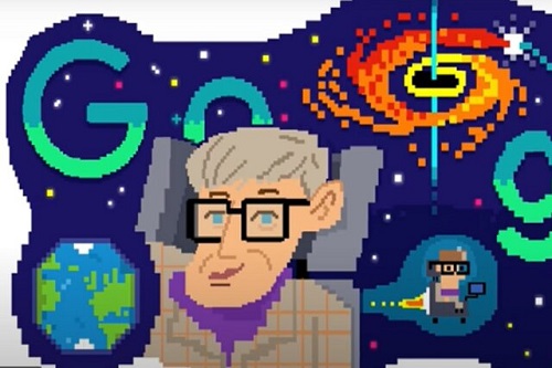 اقدام جالب گوگل به احترام استیون هاوکینگ فقید
