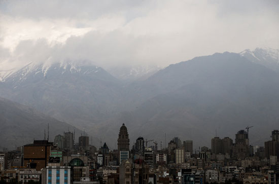 عکس: آسمان نیمه ابری تهران