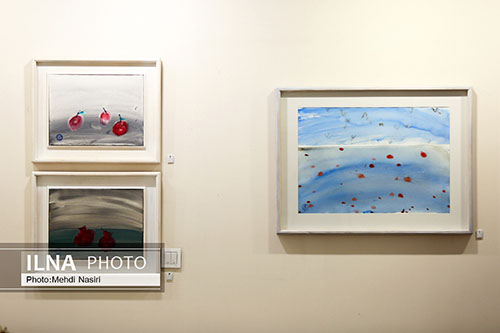 تصاویری از نمایشگاه نقاشی مریم حیدرزاده