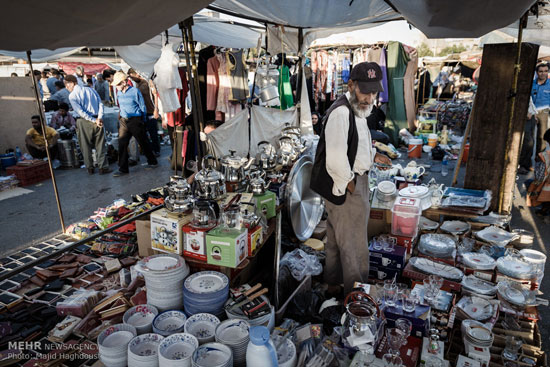 شلوغ بازار مهاجران افغانستانی