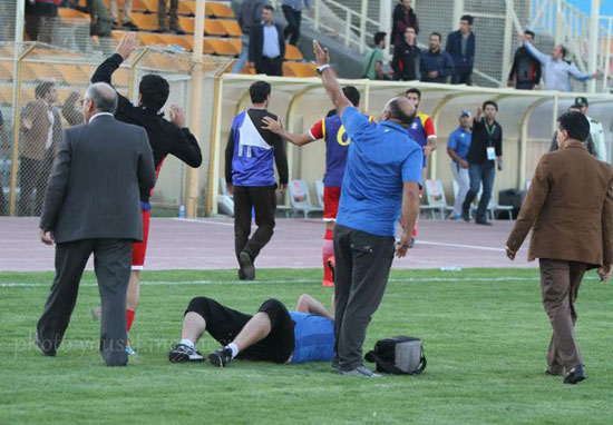 عکس: عجیب‌ترین اتفاق در فوتبال ایران!