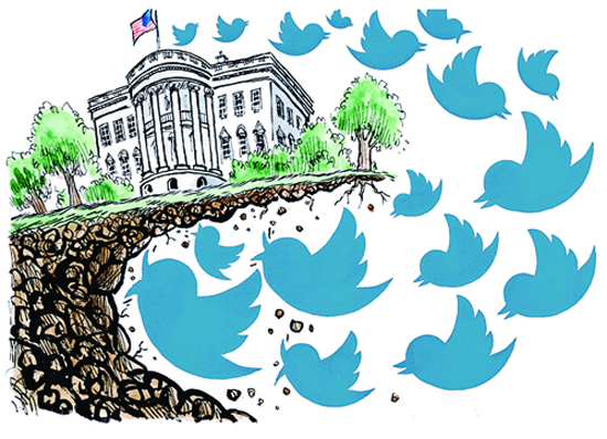 ۱۰ شخصیت توئیترباز دنیای سیاست
