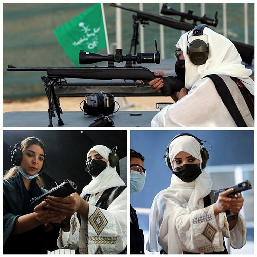 کار با سلاح گرم، تفریح خطرناک زنان عربستانی!