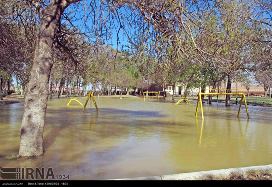 تصاویری از خسارات سیلاب در «نقده»