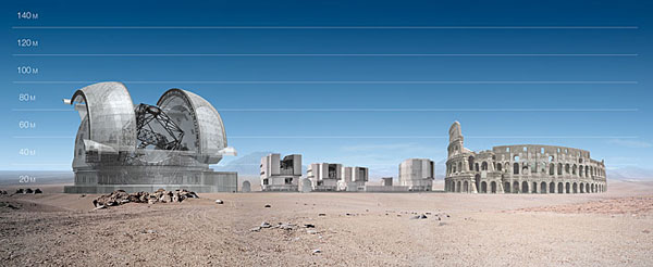 تلسکوپ فوق بزرگ در آینده +عکس