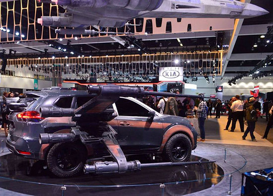 خودروهای جنگ ستارگان در نمایشگاه لس آنجلس