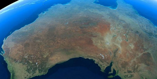 قاره استرالیا در سال دو بار جا به جا می شود