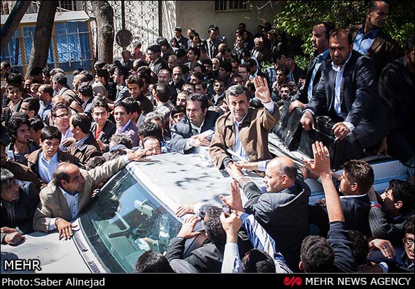 گزارش تصویری: سفر احمدی نژاد به تبریز