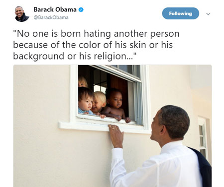 توییت باراک اوباما، رکورد لایک در توییتر را شکست!