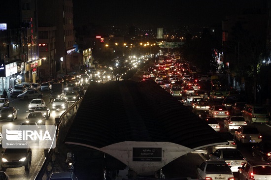 ترافیک تصمیمات کرونایی در تهران، ساعت ۱۸