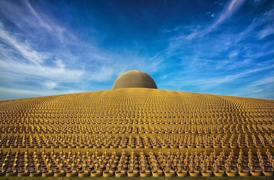 معبد بزرگ و با ابهت در تایلند +عکس