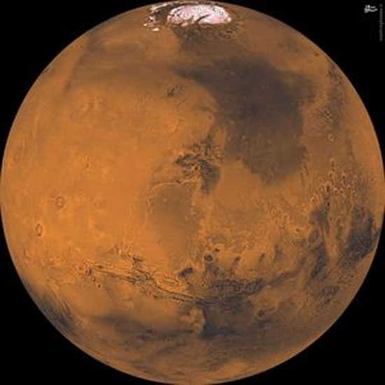 تصاویری متفاوت از سطح کره مریخ