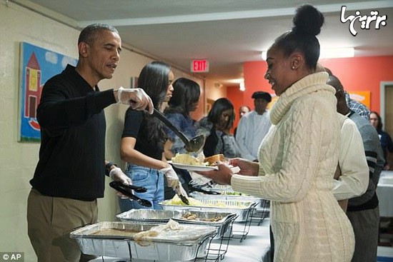 عکس: جشن شکرگزاری با حضور اوباما