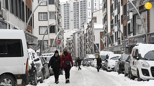نمایی زیبا از شهر‌های مدفون شده زیر برف در ترکیه
