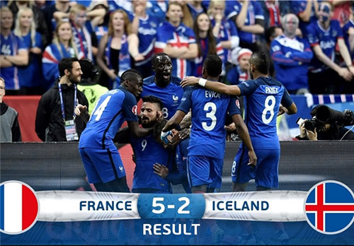 خروس ها یخ ایسلند را آب کردند؛ دوئل تماشایی فرانسه و آلمان در نیمه نهایی
