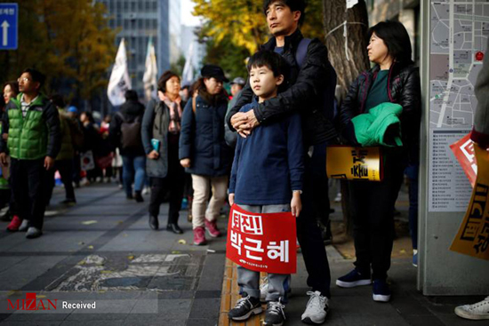 تجمع میلیونی علیه رئیس جمهور کره جنوبی