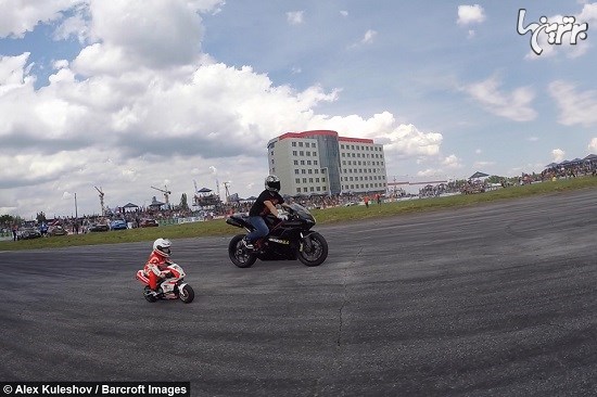 پسربچه چهارساله با مهارت های موتورسواری باورنکردنی