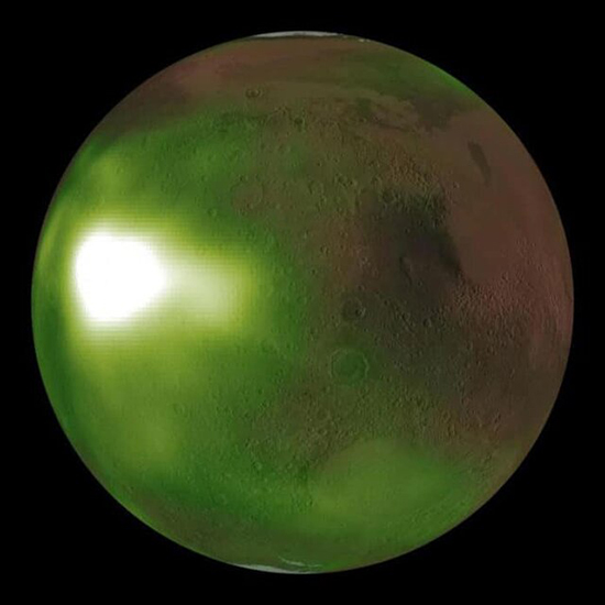 درخشش شب مریخ از نگاه «ماون»