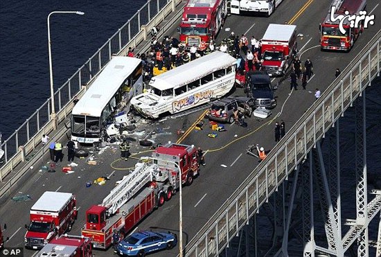 تصادف مرگبار در سیاتل آمریکا +عکس