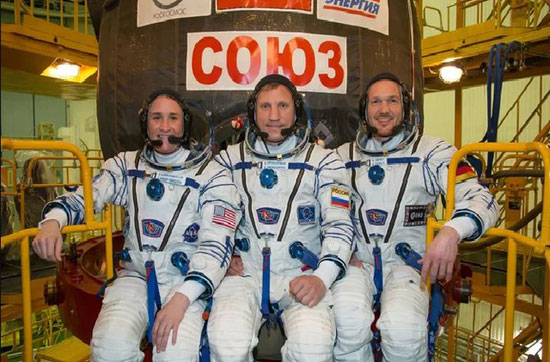 سه فضانورد به ایستگاه فضایی بین‌المللی می‌روند