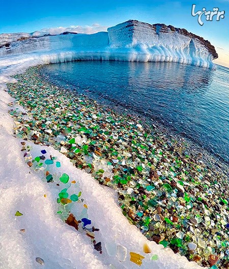 بازیافت بطری ها و زباله های شیشه ای توسط اقیانوس!