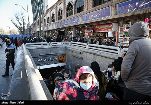 تصاویری از بازار تهران در روز‌های پایانی سال