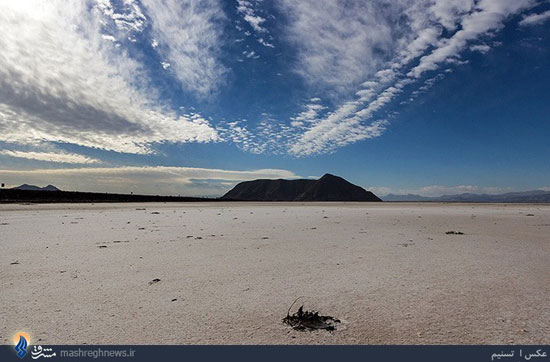 عکس: دریاچه ارومیه یا کویر نمک ارومیه؟!