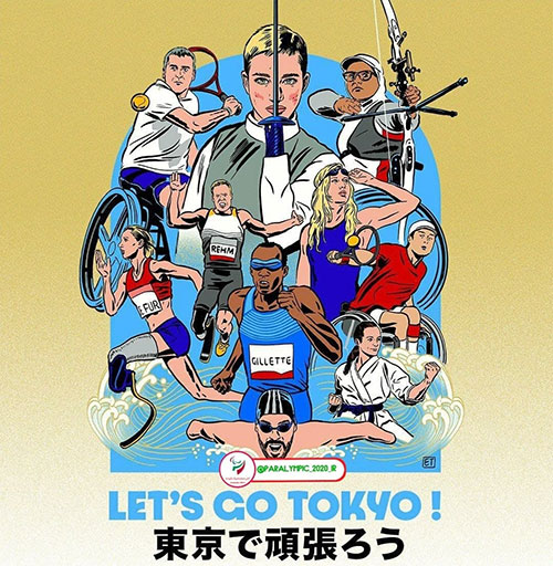 پوستر افتتاحیه پارالمپیک با حضور زهرا نعمتی