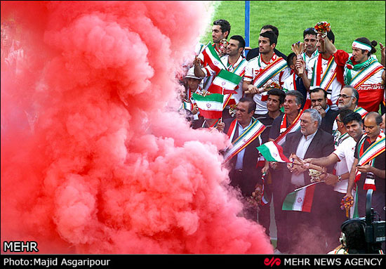 تصاویر: جشن صعود به جام جهانی در آزادی