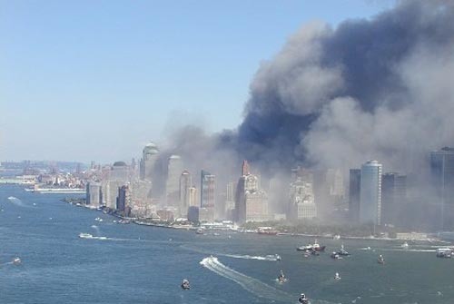 تصاویری منتشر نشده از حادثه 11 سپتامبر