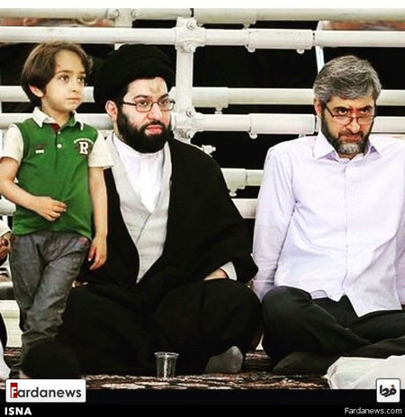 عکس: فرزند، داماد و نوه رهبر معظم انقلاب