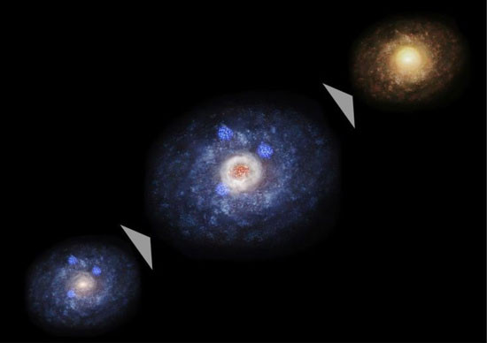 علت شکل‌گیری انواع کهکشان ها مشخص شد