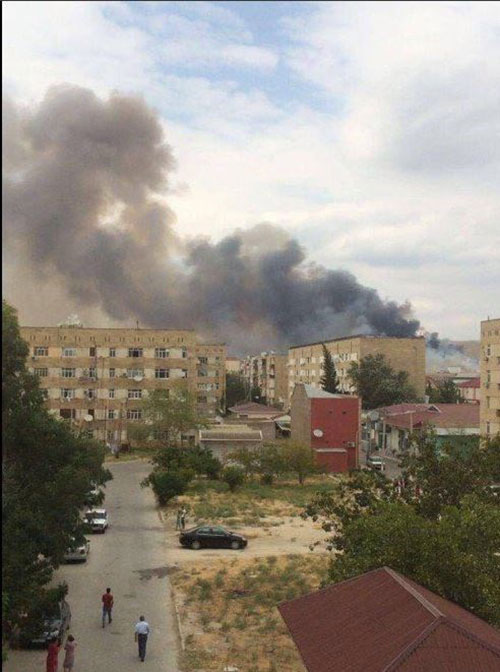 انفجار کارخانه تسلیحاتی در آذربایجان