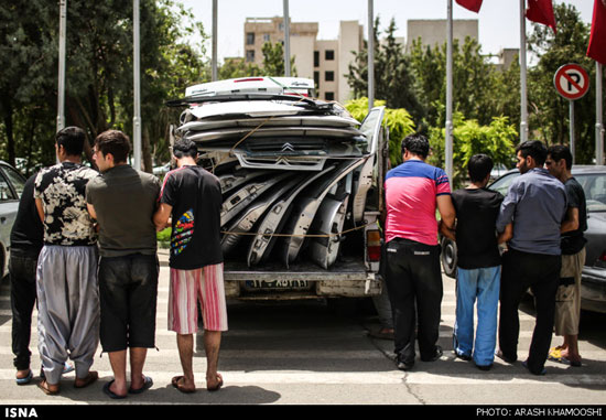 عکس: بازداشت سارقان در تهران