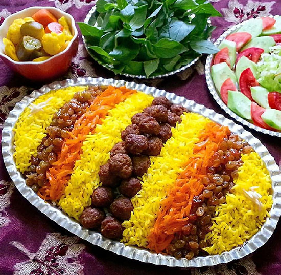 ساطری پلو؛ غذای محلی خراسان