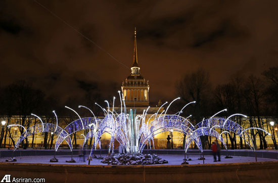 عکس: کریسمس در سن پترزبورگ روسیه