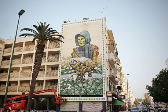 مراکش به بوم نقاشی زنده تبدیل شده است