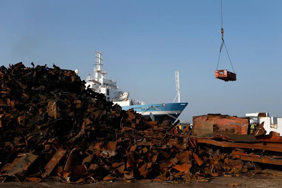 عکس: گورستان کشتی‌های جهان در هند