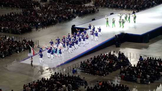 رژه کاروان ایران در المپیک زمستانی ژاپن