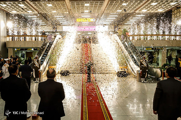 مراسم سالروز ورود امام (ره) در فرودگاه مهرآباد
