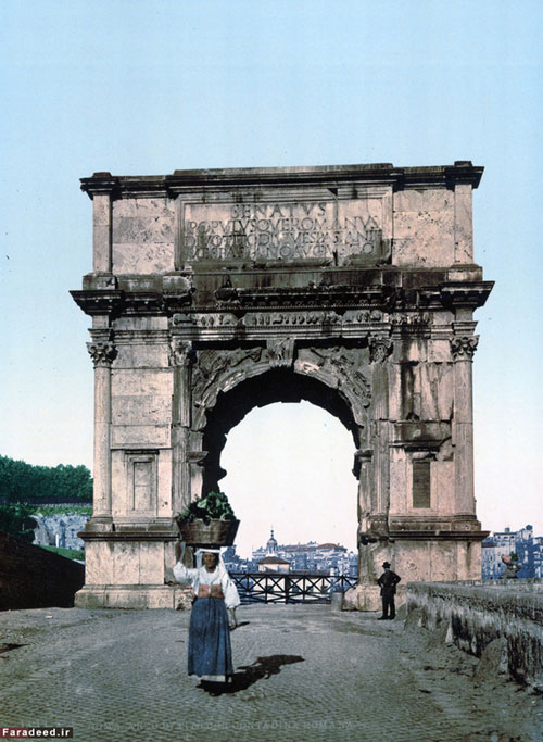 آلبوم رنگی از رم سال 1890