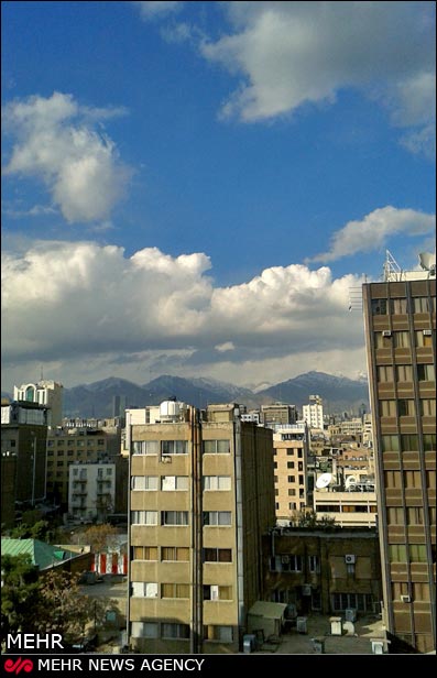 صحنه ای کمتر دیده شده در تهران +عکس