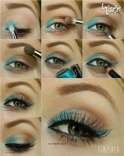 عکس: آموزش آرایش چشم به سبک جدید