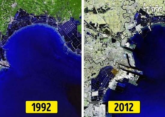 تصاویری از تغییرات این سیاره در ۵۰ سال اخیر