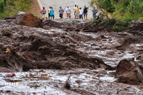 شکستن سد در برزیل‎