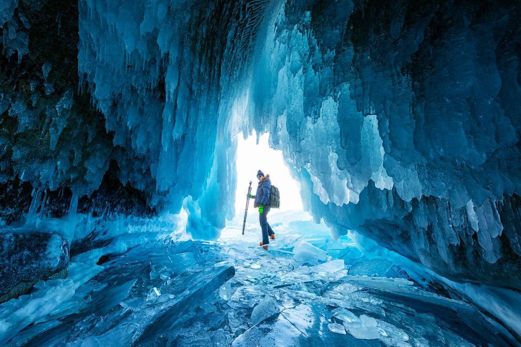 عکس روز نشنال جئوگرافیک؛ غار یخ پوشیده