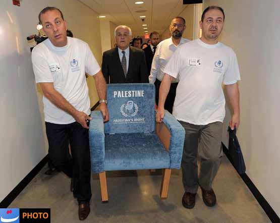 عکس روز: صندلی فلسطین در سازمان ملل