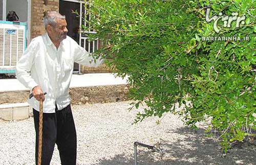 راز طول  عمر پیرترین مرد ایران
